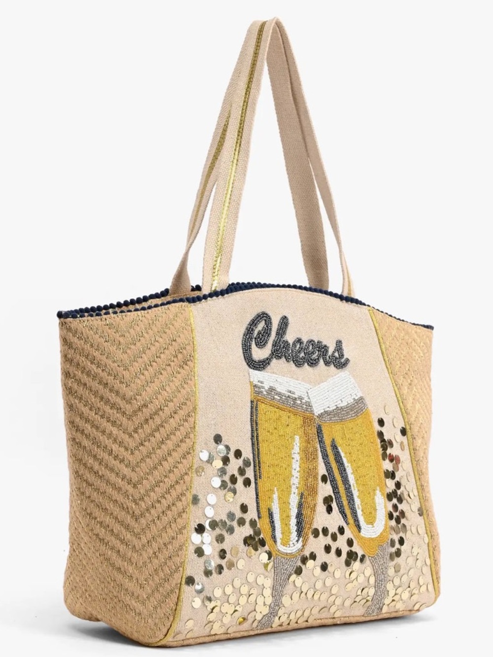 Caroline Embellished Tote Bag - Picture 2 of 11